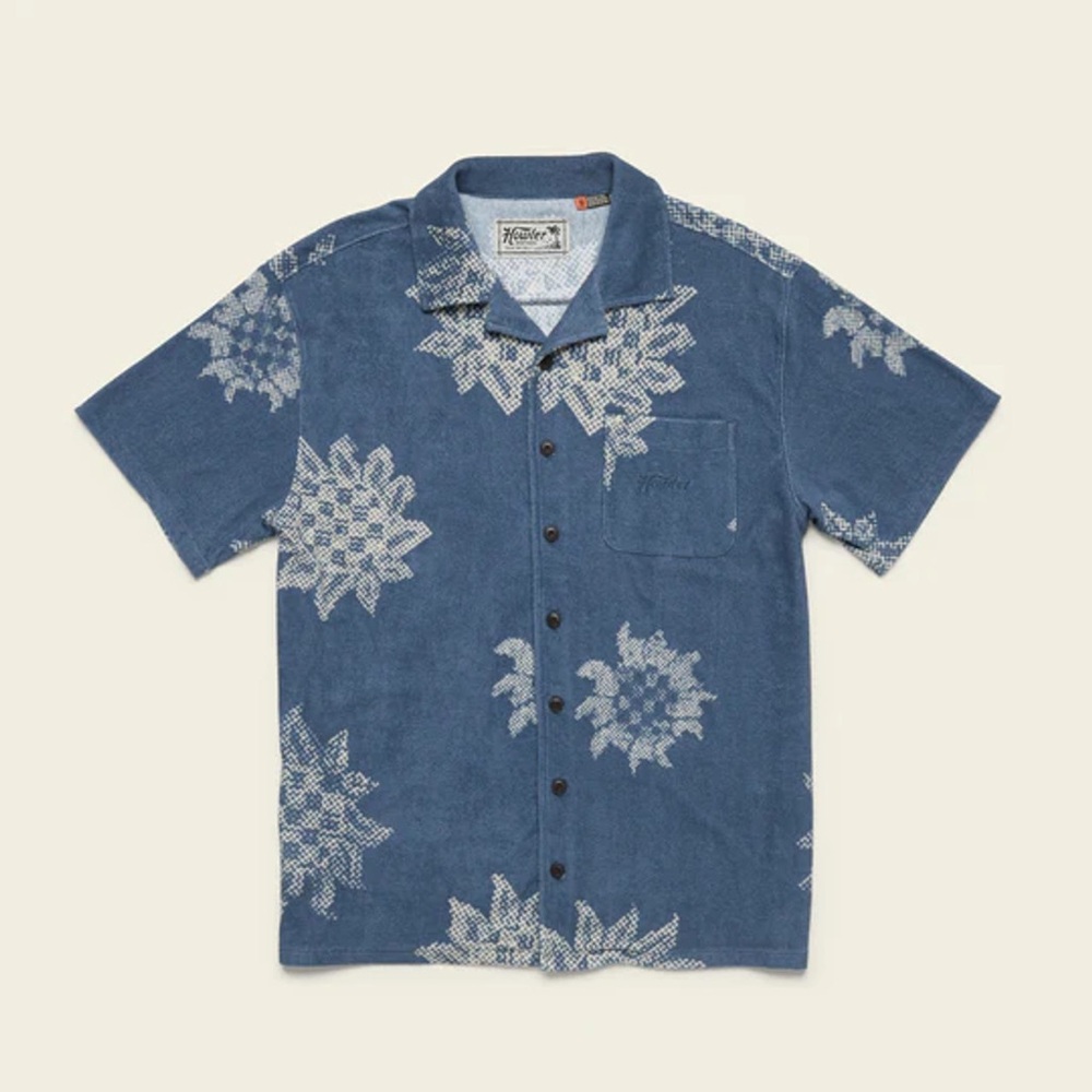 Men's Blue Floral Shirt